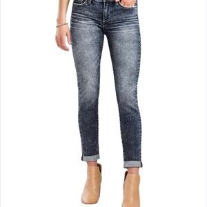 Buckle Black Ankle Skinny Jeans